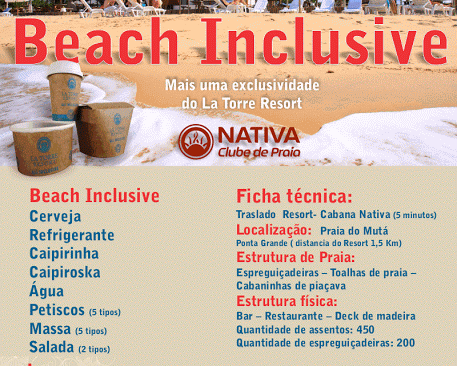 La Torre Resort de Porto Seguro inaugura “Beach Inclusive”