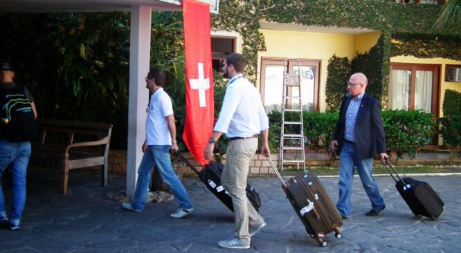 Confederação suíça de futebol já chegou no La Torre Resort