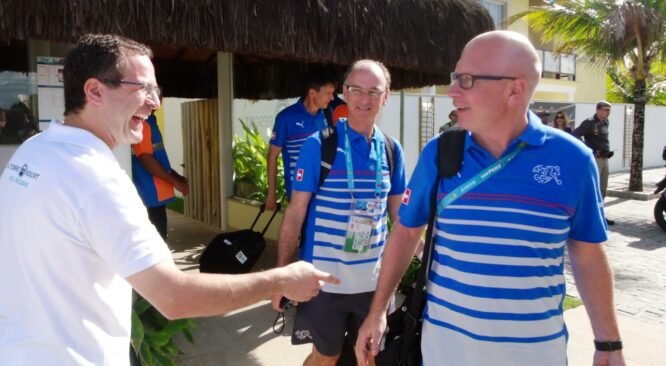 Seleção Suíça embarca rumo ao desafio contra a França