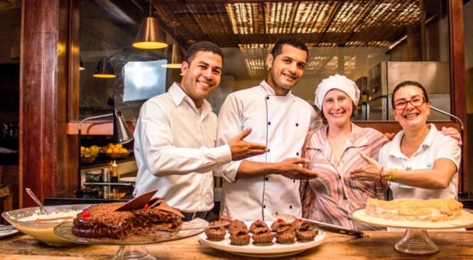 Uma doce troca de experiências na cozinha do La Torre